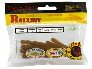 Твистеры съедобные LJ Pro Series BALLIST 2.5in (06.30)/S18 10шт., фото 4