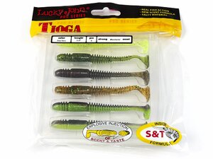 Виброхвосты съедобные LJ Pro Series TIOGA 3.4in (08.64)/MIX2 6шт., фото 3