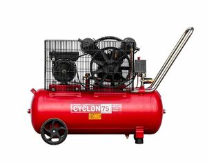 Компрессор Aurora CYCLON-75 TURBO ACTIVE SERIES, ресивер 60 л, 2,2 кВт, фото 6