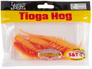 Виброхвосты съедоб. искусст. LJ Pro Series TIOGA HOG 4.5in (11.40)/T54 5шт., фото 4