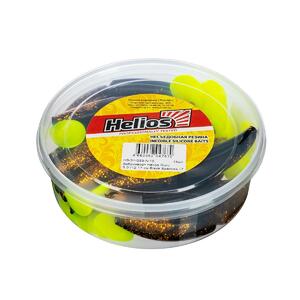 Виброхвост несъедоб. Guru 5,0"/12,7 см Black Sparkles LT 15шт. (HS-31-033-N-15) Helios (0), фото 2