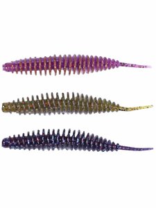 Слаги съедобные искусственные LJ Pro Series ULTRA WORM 2,0in (05.00)/MIX1 30шт., фото 3