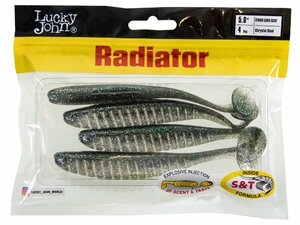 Виброхвосты съедоб. искусст. LJ Pro Series RADIATOR 5.0in (12.50)/Z11 4шт., фото 4