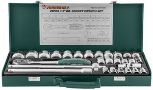 JONNESWAY S04H4728S Набор головок торцевых 1/2"DR, 8-34 мм, 28 предметов, фото 2