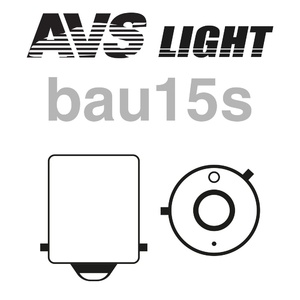 Автомобильная лампа AVS Vegas PY21W, 12 В, 21 Вт, 1600 К, цоколь BAU15s, 10 шт., фото 2