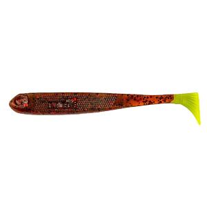Виброхвост несъедоб. Jumbo 4,95"/12.5 см Rusty Gold & Lime 30шт. (HS-7-017-N-30) Helios (0), фото 2