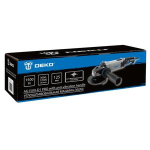 Углошлифовальная машина (УШМ) DEKO AG1500-D1 PRO, 125мм, 1500 Вт, фото 6