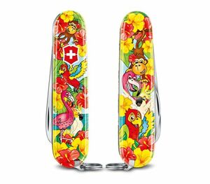 Нож My First Victorinox Parrot Edition, 84 мм, 9 функций, красный, фото 2