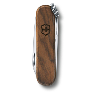 Нож-брелок Victorinox Classic SD, 58 мм, 5 функций, рукоять из орехового дерева, фото 3