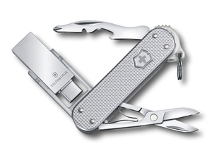 Нож-брелок Victorinox Jetsetter, USB 16 Гб, 58 мм, 6 функций, серебристый, фото 1