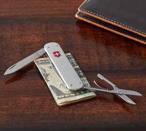 Нож Victorinox Money clip, 74 мм, 5 функций, серебристый, фото 3