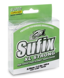 Леска SUFIX XL Strong прозрачная 100м 0.14мм 1.9кг, фото 1