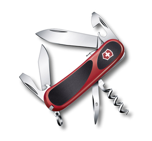 Нож Victorinox EvoGrip S101, 85 мм, 12 функций, красный с черным, фото 1