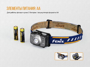 Налобный фонарь Fenix HL30 (2018) Cree XP-G3 синий, фото 11