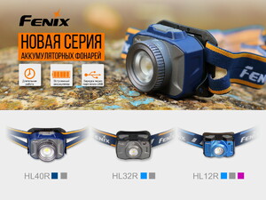 Налобный фонарь Fenix HL32Rg серый, фото 4