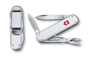 Нож Victorinox Money clip, 74 мм, 5 функций, серебристый, фото 1