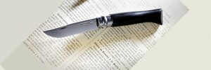 Нож Opinel №8, нержавеющая сталь, рукоять из эбенового дерева, фото 3