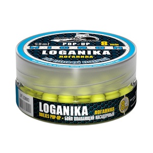 Бойлы насад. плав. Sonik Baits LOGANIKA MICRON Fluo Pop-ups 8мм 50мл, фото 1