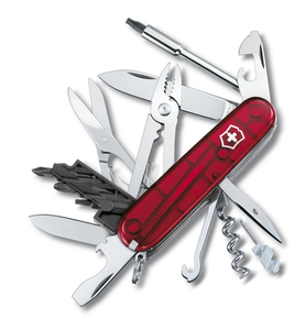 Нож Victorinox CyberTool, 91 мм, 34 функции, полупрозрачный красный, фото 1