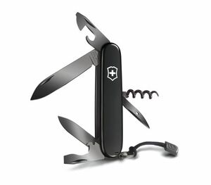 Нож Victorinox Spartan, 91 мм, 12 функций, черный, фото 4