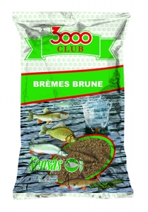 Прикормка Sensas 3000 Club BREMES Brune 1кг, фото 1