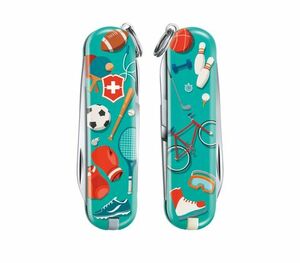 Нож-брелок Victorinox Classic LE 2020, 58 мм, 7 функций, "Sports World", фото 1