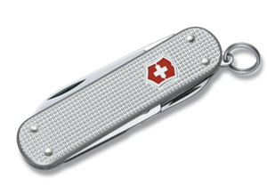 Нож-брелок Victorinox Classic, 58 мм, 5 функций, серебристый, фото 2