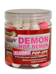 Бойлы плавающие Starbaits Performance Concept HOT DEMON Fluo Pop-ups 14мм 0,08кг, фото 1