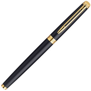 Waterman Hemisphere - Matt Black GT, ручка-роллер, F, BL, фото 2