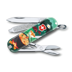 Нож-брелок Victorinox Classic LE 2019, 58 мм, 7 функций, "Swiss mountain Dinner", фото 2