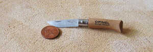 Нож Opinel №2, нержавеющая сталь, рукоять из бука, фото 3