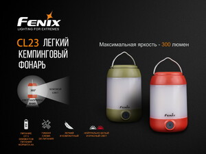 Фонарь Fenix CL23 красный, фото 6