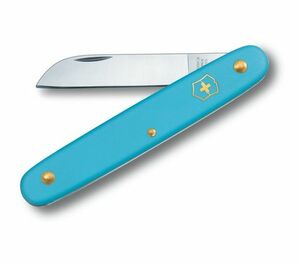 Нож Victorinox EcoLine Floral, 100 мм, 1 функция, голубой, фото 1