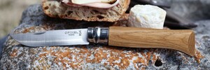 Нож Opinel №8, нержавеющая сталь, дубовая рукоять в картонной коробке, фото 2