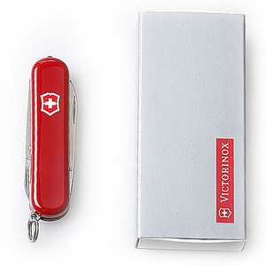 Нож-брелок Victorinox Classic SwissLite, 58 мм, 7 функций, красный, фото 4