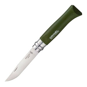 Нож Opinel №8 Trekking, нержавеющая сталь, хаки, блистер, фото 2