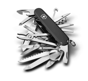 Нож Victorinox SwissChamp, 91 мм, 33 функции, черный, фото 4