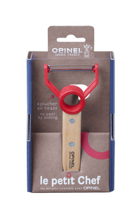 Нож для чистки овощей Opinel Peeler, деревянная рукоять, нержавеющая сталь, коробка, 001745, фото 2