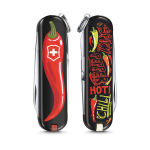 Нож-брелок Victorinox Classic LE 2019, 58 мм, 7 функций, "Chili Peppers", фото 1