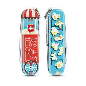 Нож-брелок Victorinox Classic LE 2019, 58 мм, 7 функций, "Let it Pop", фото 1