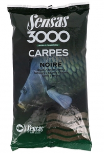 Прикормка Sensas 3000 CARP Noire 1кг, фото 1