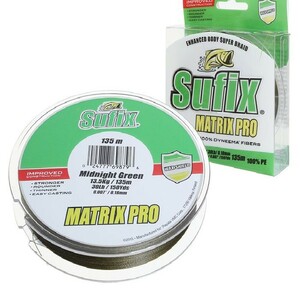 Леска плетеная SUFIX Matrix Pro зеленая 135м 0.50мм 67.5кг, фото 1