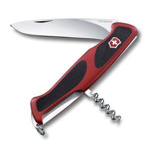 Нож Victorinox RangerGrip 52, 130 мм, 5 функций, красный с черным, фото 1