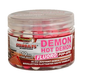 Бойлы плавающие Starbaits Performance Concept HOT DEMON Fluo Pop-ups 10мм 0,06кг, фото 1