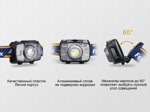 Налобный фонарь Fenix HL30 (2018) Cree XP-G3 синий, фото 13