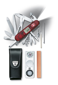 Нож Victorinox Expedition Kit, 91 мм, 44 функция, полупрозрачный красный, фото 1