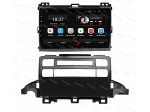 Головное устройство vomi AK559R9-MTK-LTE-4-64 для Toyota Prado 120 2002-2009 для разделения магнитолы и климат-контроля, фото 1