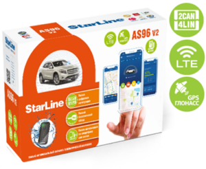 Автосигнализация StarLine AS96 V2 2CAN+4LIN LTE GPS, фото 1