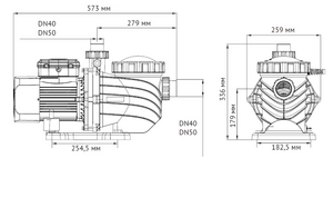 Насос для бассейна UNIPUMP JET POOL SPP 2200FC, фото 2