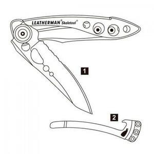 Нож Leatherman Skeletool KBX Coyote 832615, фото 7